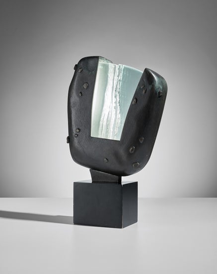 Acquistiamo lamapde da tavolo in cristallo scalpellato Max Ingrand Fontana Arte